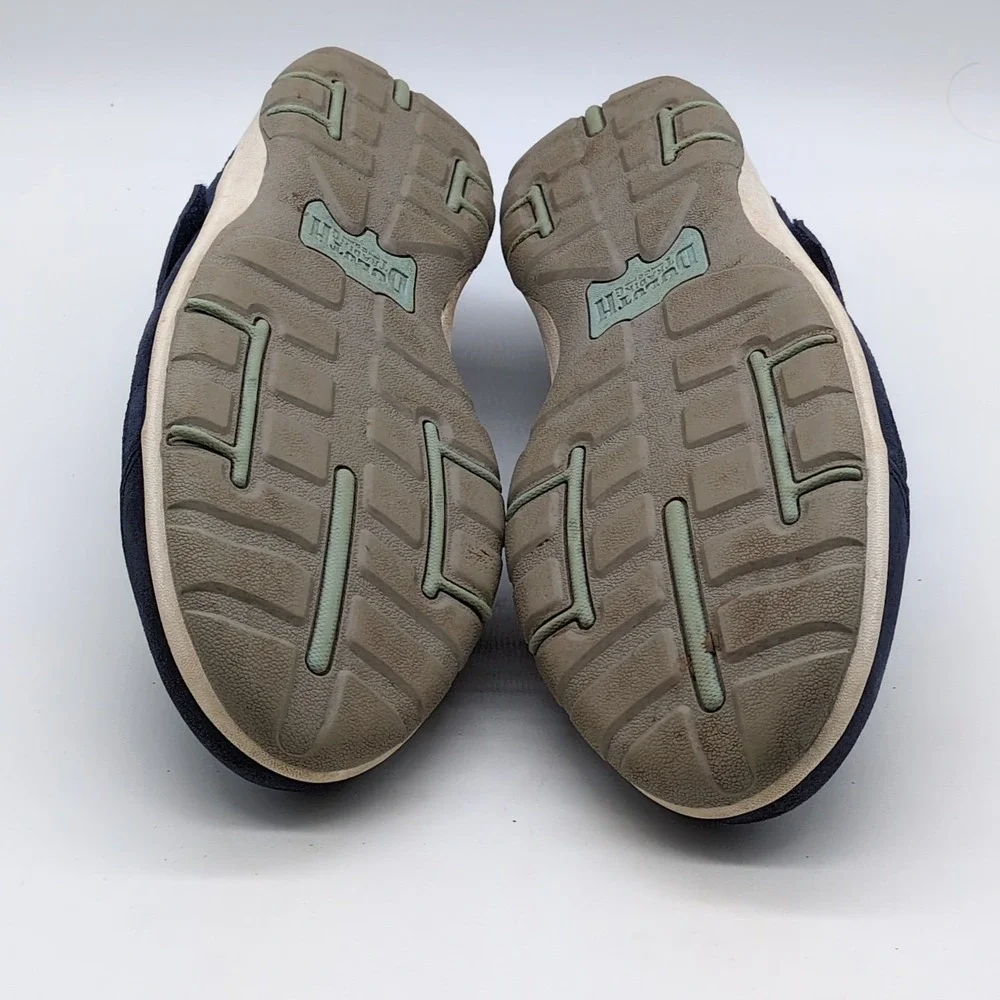 Duluth Trading Co Shoes Womens Blue 9.5‎ Leather Mary Jane Hook Loop Comfort